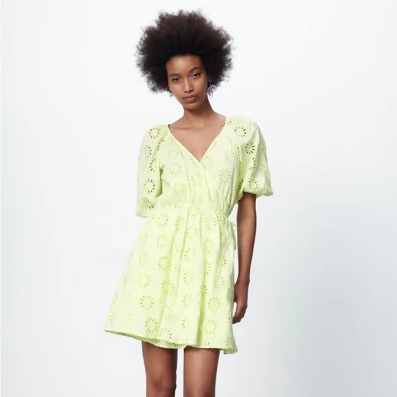 Zara Dresses Zara Embroidered Dress Poshmark